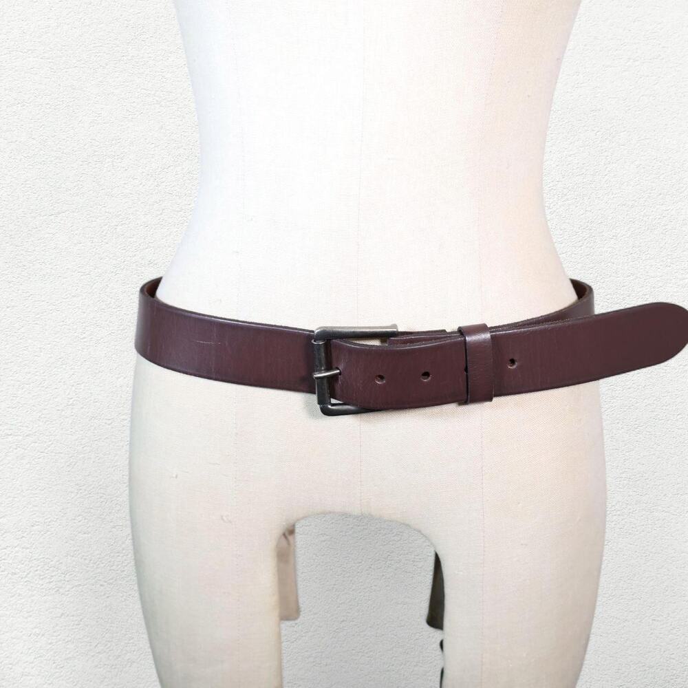 Lucky Brand Highland Leather Belt in Dark Brown
